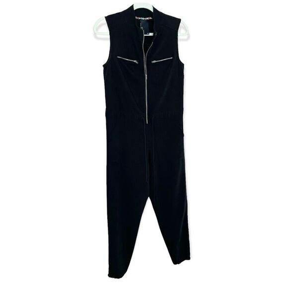 Dolan Zipper Front Drawstring Jumpsuit - Picture 1 of 10